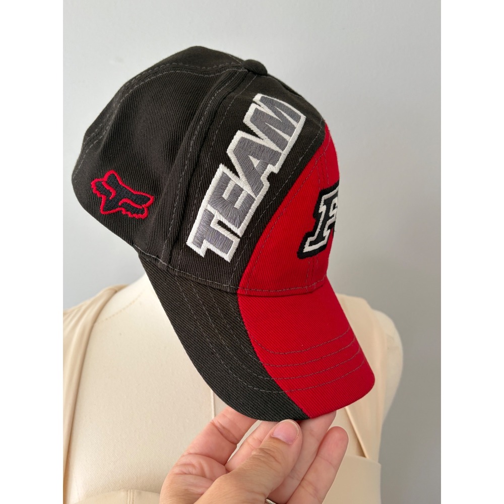 Vintage Rare Fox Racing Motocross Dirtbike Factory Racing Hat Cap Vtg Snapback - Picture 3 of 6
